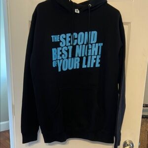 Black Hoodie - Brett Goldstein show merch - The Second Best Night of Your Life